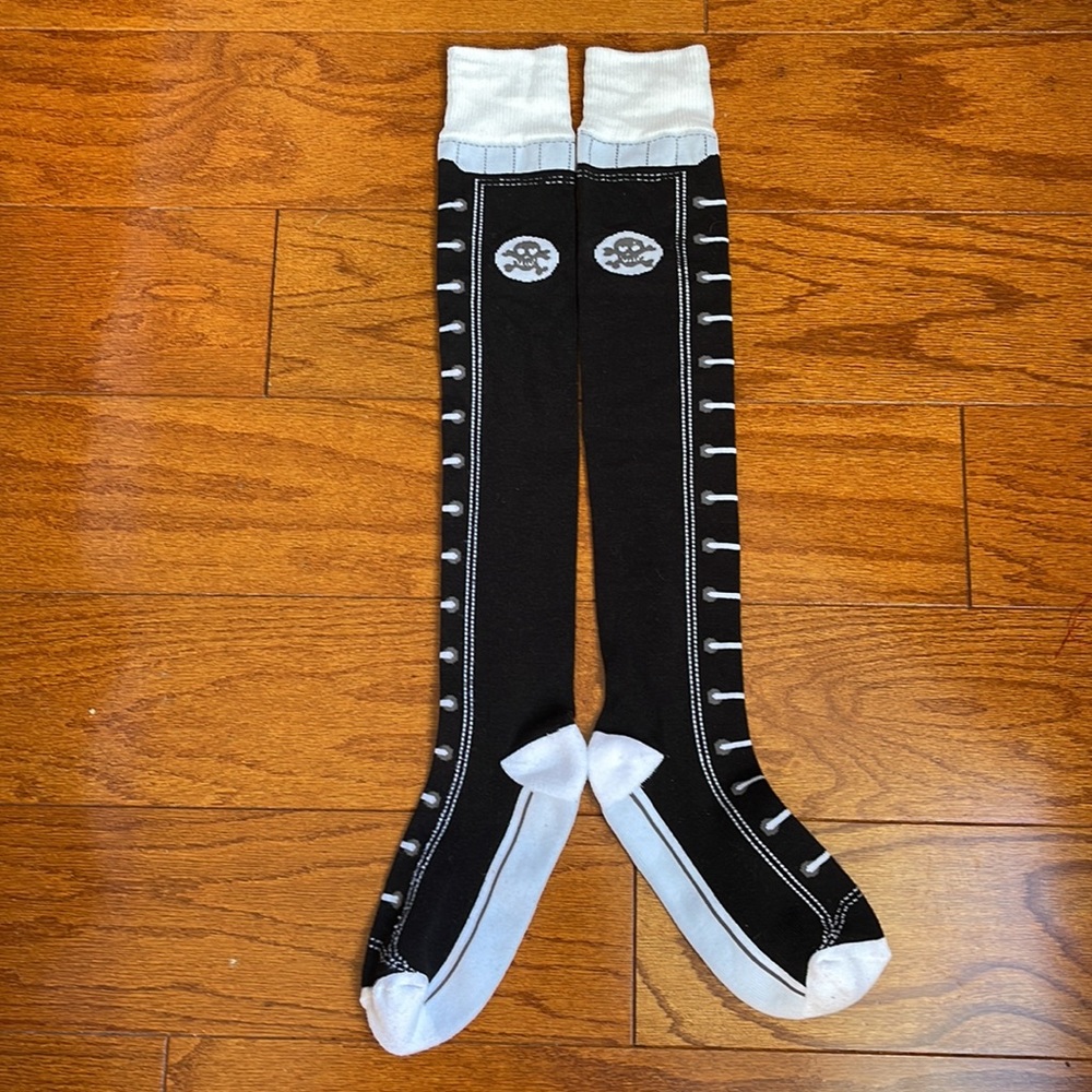 Cosplay soft Socks Accessories Skeleton pop dark Long Knee